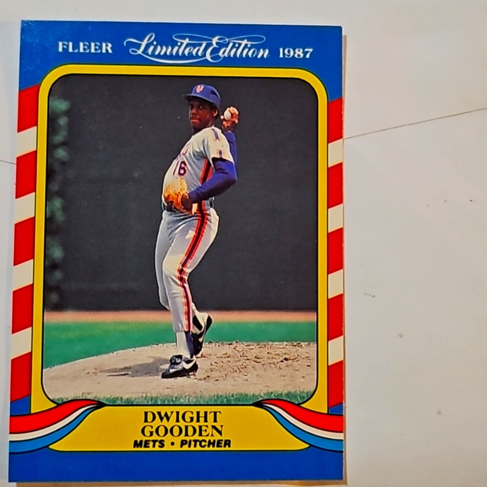 BASEBALL CARD DWIGHT GOODEN # LIMITED EDITION 1987 FLEER